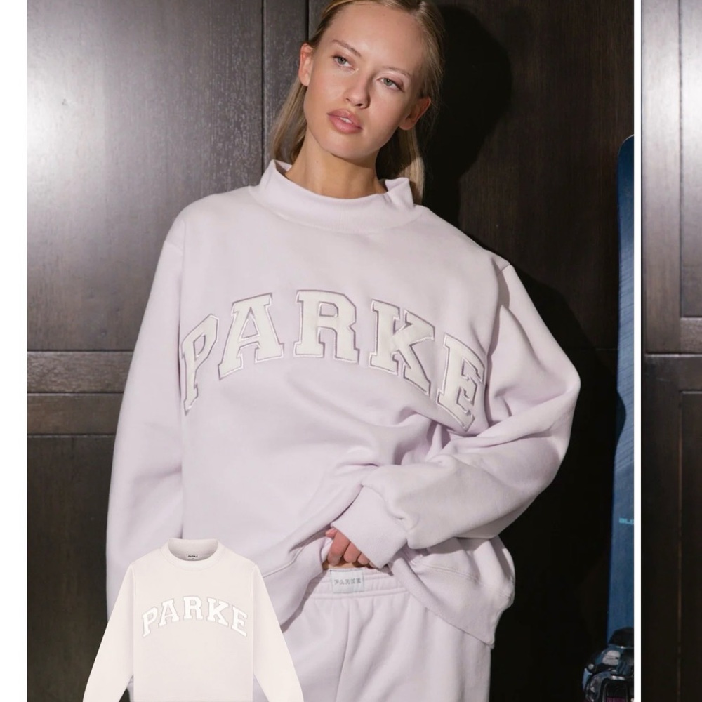 Parke Women's Lilac Crew Neck Sweater